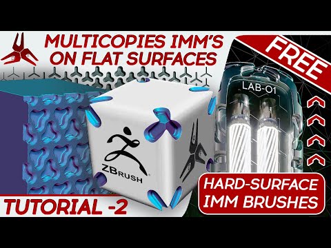 ZBRUSH TUTORIAL - IMM BRUSHES, TRICKS for CONCEPT DESIGN. FREE Download