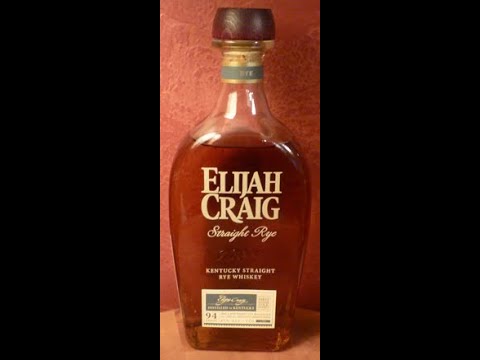 Whiskey Review: #276 Elijah Craig Straight Rye Whiskey
