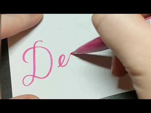 Denisa modern calligraphy name