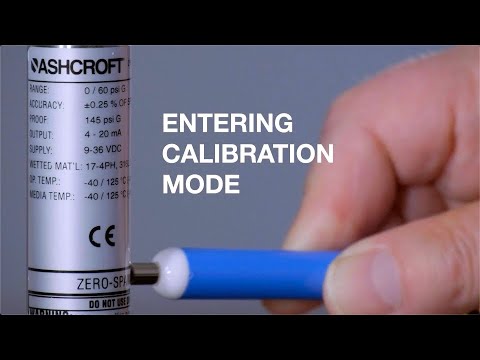 The Ashcroft E2G General Purpose Transmitter: Calibration Procedure