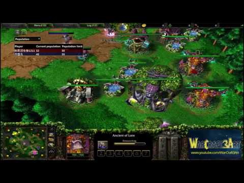 Lawliet(NE) vs Zhouxixi(NE) - Game 3 - WarCraft 3 Frozen Throne - RN2621