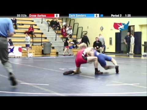 FS 55 KG - RR1 - Cruse Aarhus (Panther) vs. Zach Sanders (MN Storm)