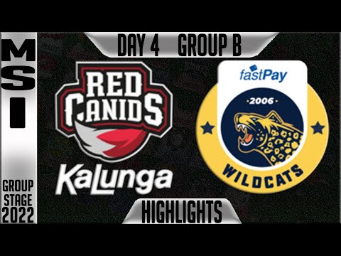 RED vs IW Highlights | MSI 2022 Day 4 Group B | RED Canids vs Fastpay Wildcats