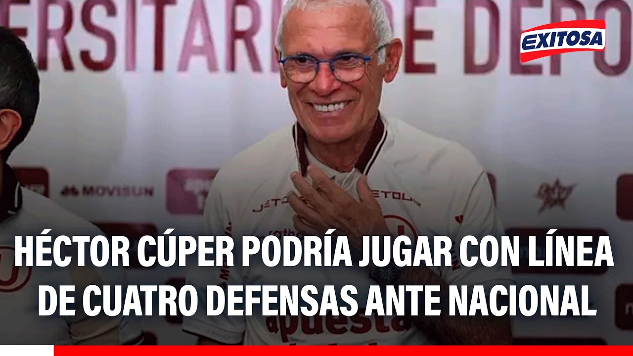🔴🔵Héctor Cúper podría cambiar el esquema inicial de Universitario ante Nacional de Uruguay