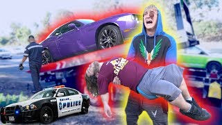 EVAN&#39;S HIGHWAY CAR ACCIDENT! **in my car**