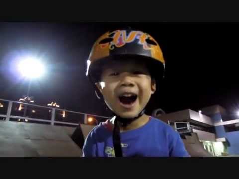 4 year old skateboarder in Taiwan - Leo Chen