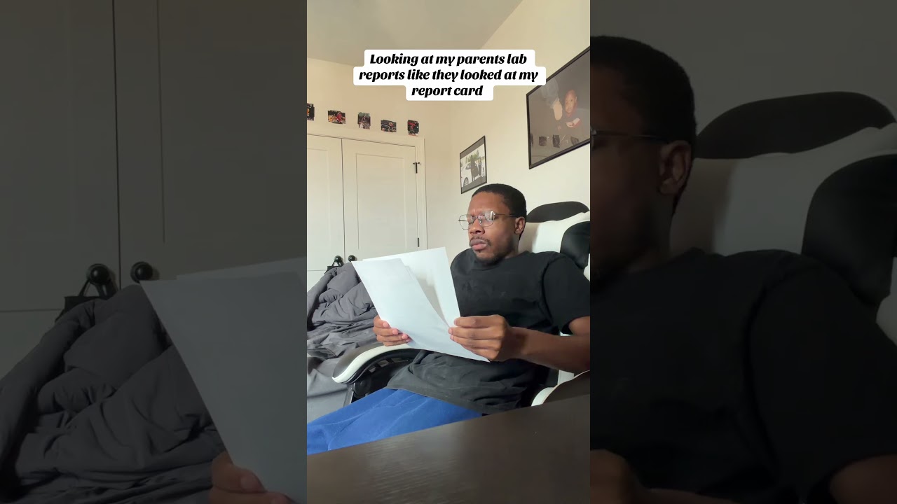 Looking at my parents lab reports like they looked at my report card #funny #explore #comedy #fyp