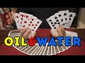 Learn This Simple Card Trick Oil Water Magic Tutorial