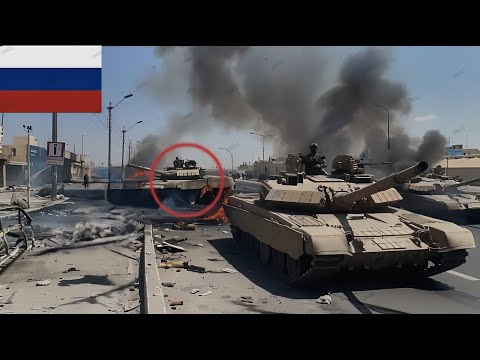 Tvrdá bitva! Nejnovější ukrajinský M1 ABRAMS, ničí řadu ruských hlavních bojových tanků | na hranici