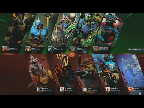 Infamous vs iG V game 1, The International 2017 group