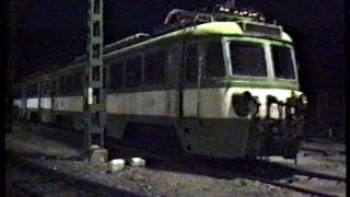 preview picture of video '1993.06.26. Ráckeve kocsiszín éjjel (sok leállított MVIII és PXV)'