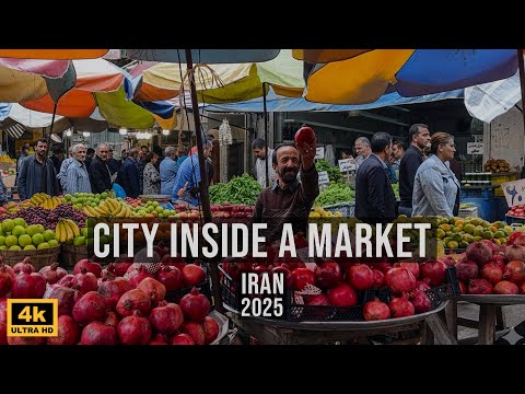 Rasht, Iran’s Hidden Gem | Old Bazaar, Street Food & Local Life (4K)