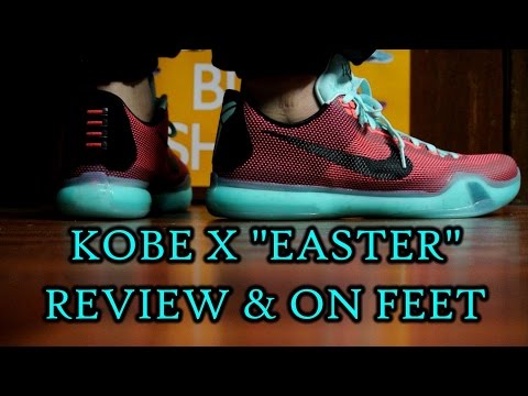 Nike Kobe X (10) "Easter" Review & On Feet