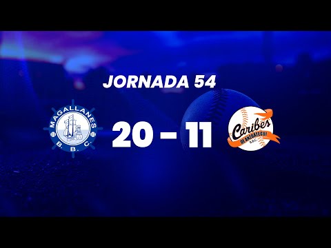 JORNADA 54 RESUMEN - Navegantes del Magallanes 20 - Caribes de Anzoátegui 11 -22-12-25