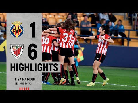 Imagen de portada del video HIGHLIGHTS | Villarreal CF 1-6 Athletic Club | Liga F 2022-23 MD10