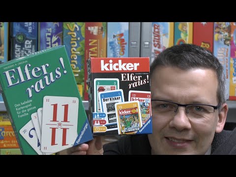 Elfer raus und Elfer Raus Kicker und Elfer Raus Junior (Ravensburger) - ab 6 Jahre