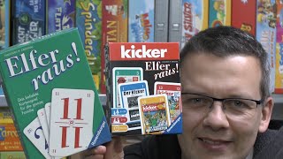 Elfer raus und Elfer Raus Kicker und Elfer Raus Junior (Ravensburger) - ab 6 Jahre
