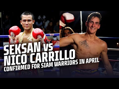 Nico Carrillo vs Seksan Or.Kwanmuang confirmed for Siam Warriors Superfights | Muay Thai News