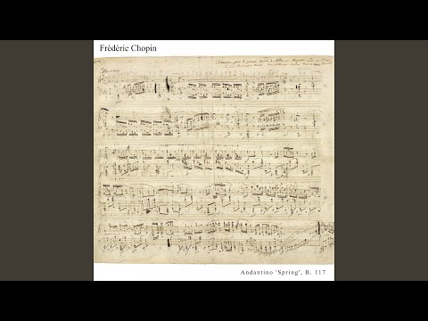 Andantino 'Spring', B. 117