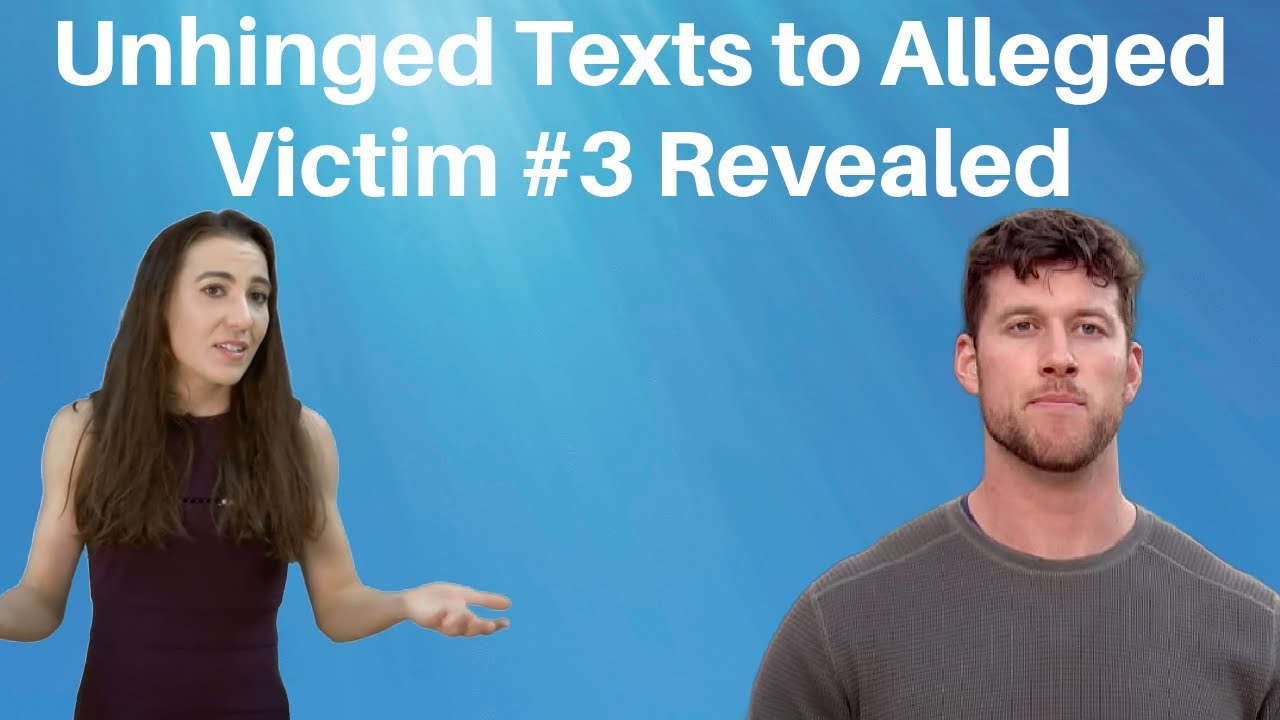 Owens v Echard: Unhinged, Manipulative Texts to Victim #3 Emerge