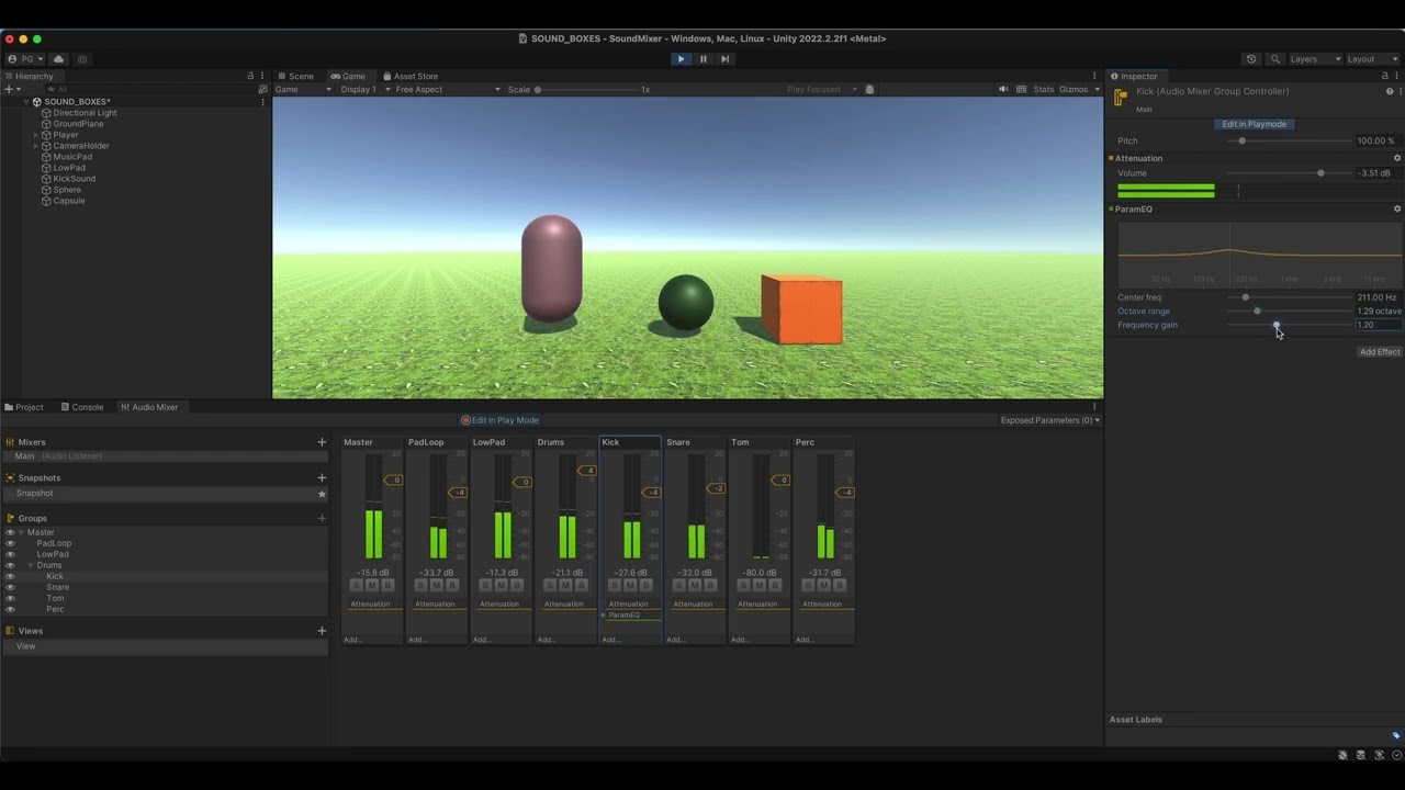 BASIC MIXING in UNITY