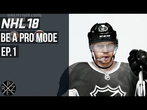 NHL 18 Be A Pro - Making A Pro Ep.1 (Xbox One)