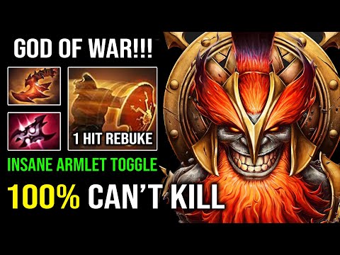 How to Offlane MARS in 2023 with Armlet Toggle 100% Unkillable God of Ward Dota 2