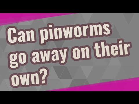 Can pinworms go away on their own?