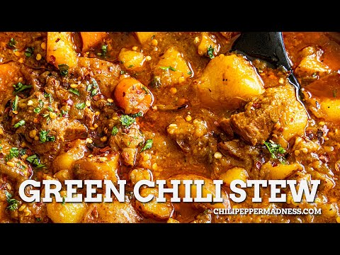 Green Chili Stew with Pork - One Pot Wonder