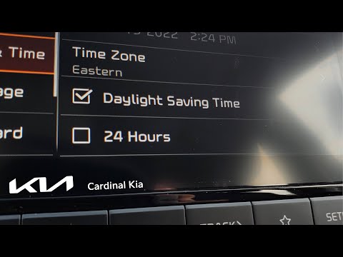 CK | 2022 Kia Rio5 | How To Adjust Your Clock For Daylight Saving Time!