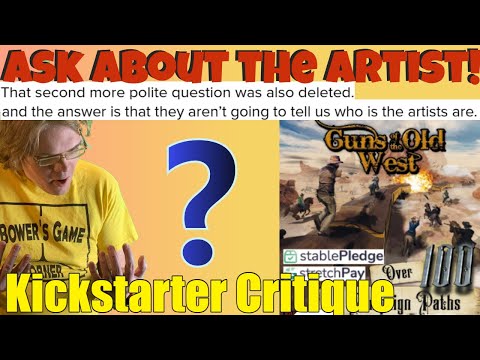 Guns of the Old West- Ask them about their Art! - Kickstarter Critique Review