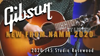 Video thumbnail for The New Gibson J-45 Studio Rosewood | Live Demo by Corner Music