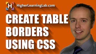 CSS Table Border Tutorial - Better Than HTML Table Borders