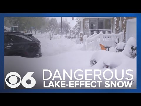 Dangerous lake-effect snow paralyzes parts of New York state