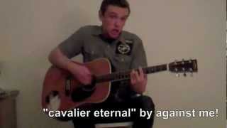 against me! cavalier eternal cover the broken futon