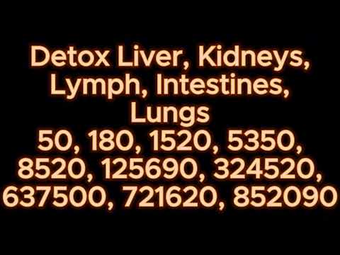 Detox Liver, Kidneys, Lymph, Intestines, Lungs Frequency Sound Healing Rife Hz