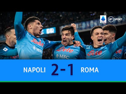 Napoli vs Roma (2-1) | Simeone's late strike moves hosts 13 points clear! | Serie A Highlights