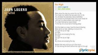 John Legend - So High