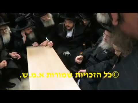 Tchakaver Rebbe zt"l with Belzer Rebbe 5777