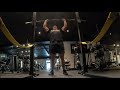Squat Daily - Shoulder Day - 225lb OHP and 335lb x 10 Safety Bar Squat