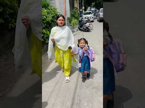 Advika ka bhai school m reh gaya 😱 #shorts