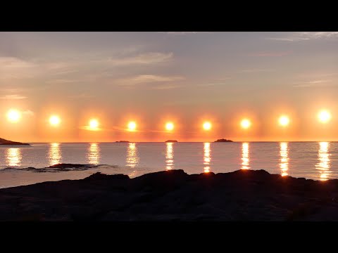 Mitternachtssonne • Midnight sun • 21.06.2023 • Lofoten • 4K-Zeitraffer