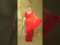 Shriya Saran Red Saree Beauty