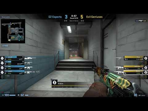 CS:GO POV Demo Evil Geniuses Brehze (33/16) vs G2 (de_train)