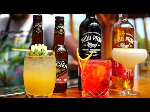 Drinki z miodów pitnych   3 Augustowskie Negroni / Augustow Negroni