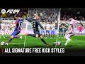 EA SPORTS FC 24 | All Signature Free Kick Styles