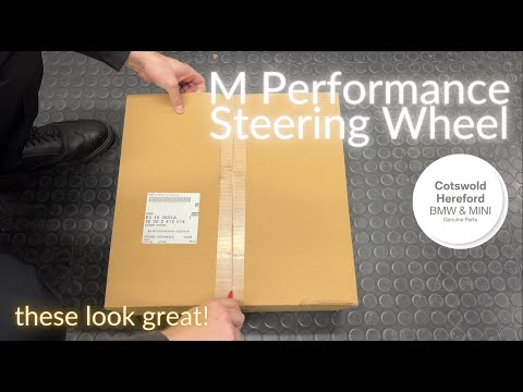Genuine BMW F87 F80 F82 M Performance Alcantara Steering Wheel 32302413014 Unboxing