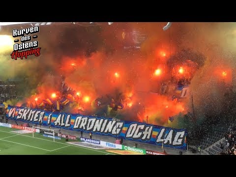 Djurgårdens IF 1:2 Hammarby IF 06.10.2019 | Choreos, Pyroshows & Support