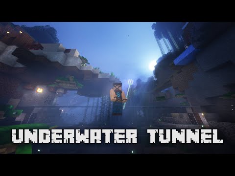 Mind-Blow! Incredible Glass Tunnel | Minecraft 1.18.1