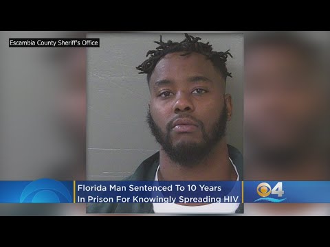 Florida Man Knowingly Spread HIV, Sentenced To 10 Years